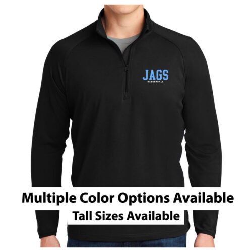 Jefferson Jaguars Basketball - Embroidered 1/4 Zip Pullover (ST850)