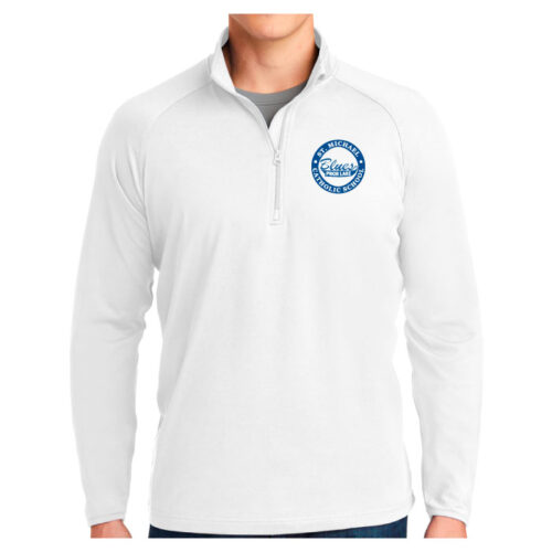 St. Michael Basketball - Embroidered 1/4 Zip Pullover (ST850) - Image 2