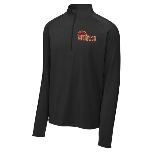 Lakeville South Girls Travel Basketball - Black Embroidered 1/4 Zip Pullover (ST850)