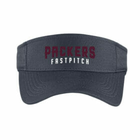 SSP Fastpitch - Graphite Embroidered Visor (STC27)