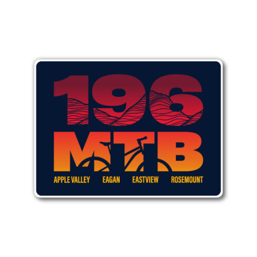 196 MTB - Vinyl Sticker
