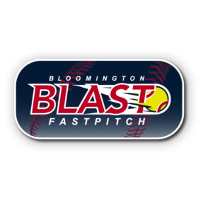 Bloomington Blast Fastpitch - Vinyl Sticker