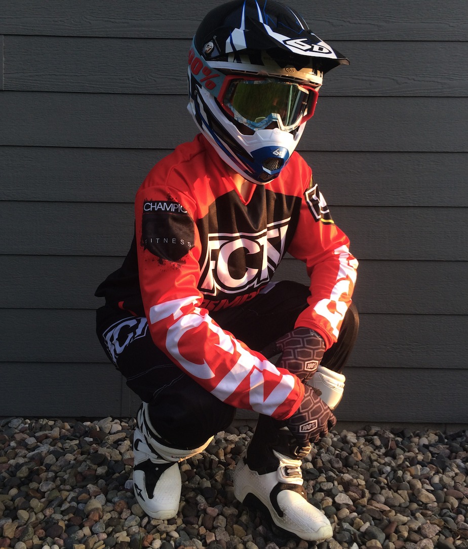 Download FCTN - "Red Bombers" Motocross Gear Set | Custom Apparel Inc.