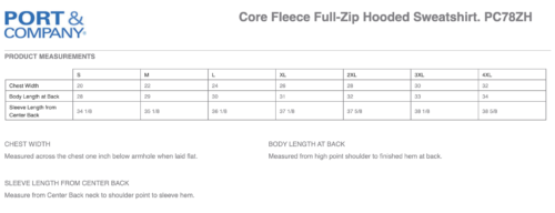 St. Joseph School - Embroidered Full-Zip Fleece Hoodie (PC90ZH) - Image 5