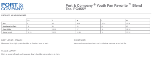 Red Pine Elementary - Fan Favorite Printed Blend Tee (PC455) - Image 4