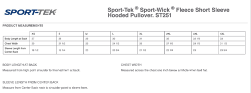 Highland Baseball - Embroidered Navy Fleece Short Sleeve Hooded Pullover (ST251) - Image 2