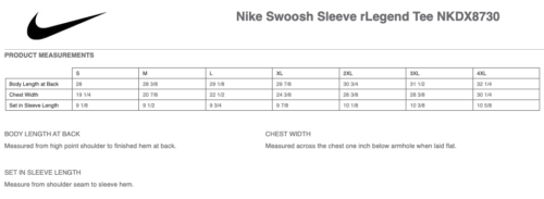 Minneapolis Millers Baseball - Printed Nike Swoosh Sleeve rLegend Tee (NKDX8730) - Image 3