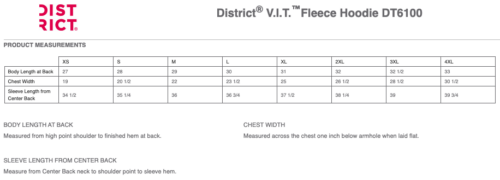 District 8 Moose Hockey - Black Printed District® V.I.T.™ Fleece Hoodie (DT6100) - Image 2