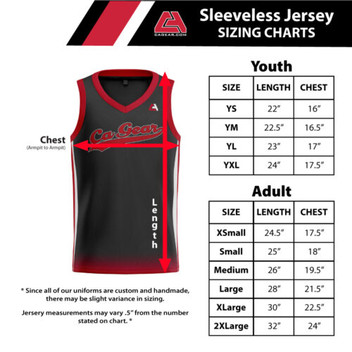 Farmington Fastpitch - Full-Dye Orange Sleeveless Team Jersey - Image 2