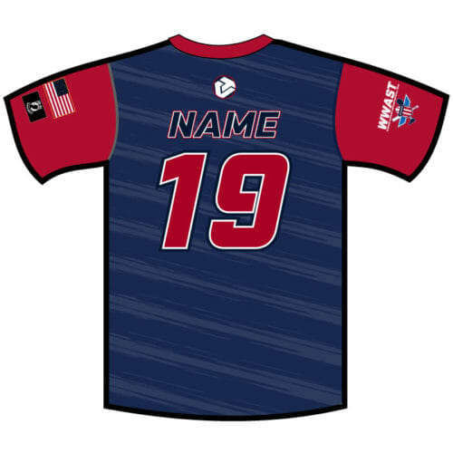 CA Warrior Tourney - Full-Dye Tourney Jersey - Image 3