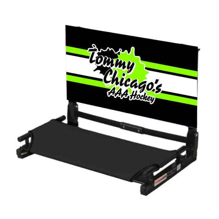Tommy Chicago Hockey FullDye Stadium Seat Custom Apparel Inc.