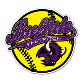 Buffalo Fastpitch - Vinyl Sticker