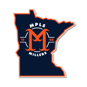 Minneapolis Millers Baseball - Vinyl Sticker