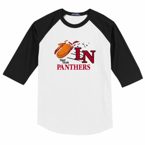 Lakeville North Trap Team - Semi-Sub 3/4 Baseball Tee (T200) - Image 2