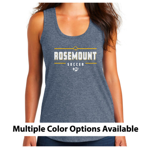 Rosemount Boys Soccer  - Printed Women’s Perfect Tri Racerback Tank (DM138L)