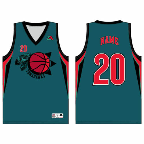 CA Gear - "Tomahawks" Full-Dye Basketball Jersey