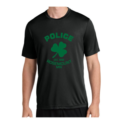 Rosemount PD - Black Printed Performance Tee (ST350)