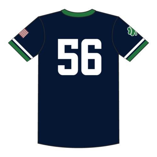 Rosemount Baseball - Full-Dye Two-Button Navy Jersey - Image 2