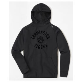 Farmington Elementary School - Black 3D Embroidered UNRL Crossover Hoodie II