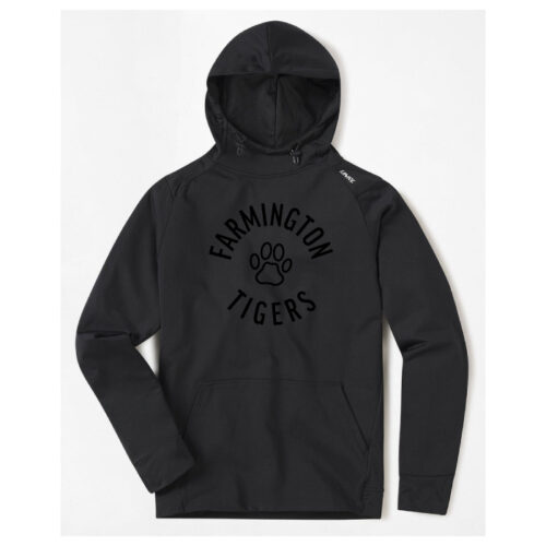 Farmington Elementary School - Black 3D Embroidered UNRL Crossover Hoodie II