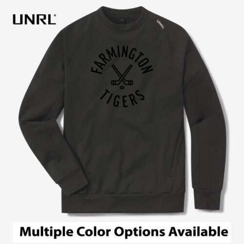 Farmington Hockey - 3D Embroidered UNRL Crossover Crewneck