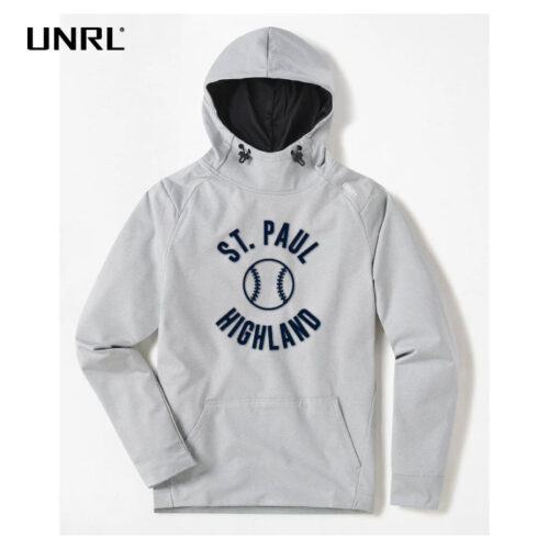 Highland Baseball - 3D Embroidered UNRL Crossover Hoodie II - Image 2