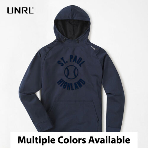 Highland Baseball - 3D Embroidered UNRL Crossover Hoodie II