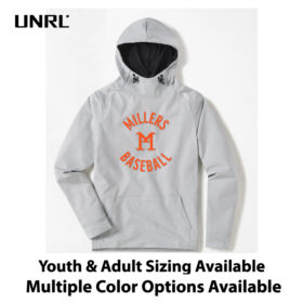 Minneapolis Millers Baseball - 3D Embroidered UNRL Crossover Hoodie II