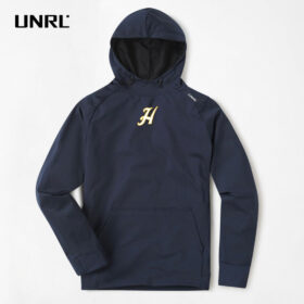 Highland Baseball - Navy Embroidered UNRL Crossover Hoodie II
