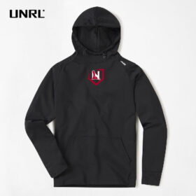 Lakeville North Baseball - Black Embroidered UNRL Crossover Hoodie II