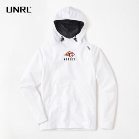 Lakeville South Hockey - White Embroidered UNRL Crossover Hoodie II