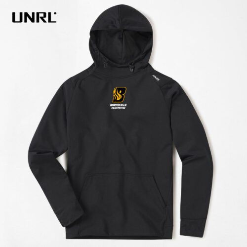 Burnsville Fastpitch - Black Embroidered UNRL Crossover Hoodie II