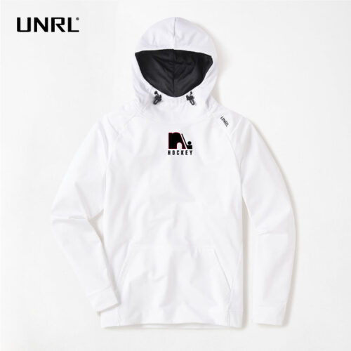 Lakeville North Hockey - White Embroidered UNRL Crossover Hoodie II