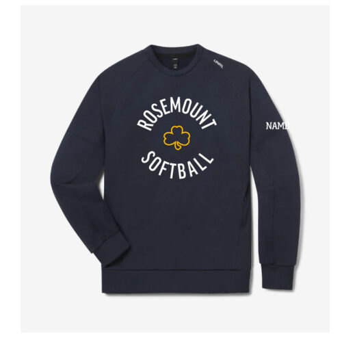 RHS Girls Softball - 3D Embroidered UNRL Crossover Crewneck - Image 2