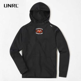 Farmington Wrestling - Black Embroidered UNRL Crossover Hoodie II