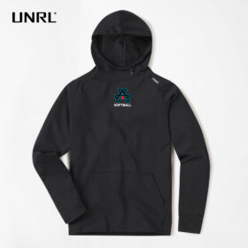 Catalyst Softball - Black Embroidered UNRL Crossover Hoodie II
