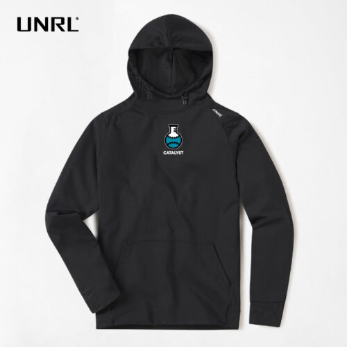 Catalyst Sports Lab - Black Embroidered UNRL Crossover Hoodie II