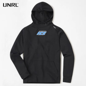 MN ICE - Black Embroidered UNRL Crossover Hoodie II