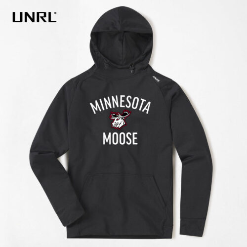 District 8 Moose Hockey - 3D Embroidered UNRL Crossover Hoodie II - Image 2