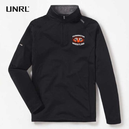 Farmington Wrestling - Black Embroidered UNRL Elite 1/4-Zip