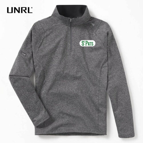 St. Pats Hockey - Heather Gray Embroidered UNRL Elite 1/4-Zip