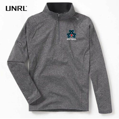 Catalyst Softball - Heather Grey Embroidered UNRL Elite 1/4-Zip