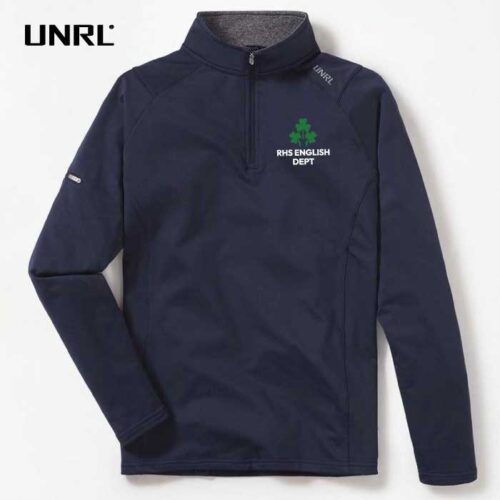 RHS English Department - Navy Embroidered UNRL Elite 1/4-Zip