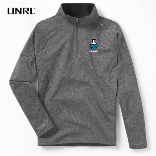 Catalyst Sports Lab - Heather Grey Embroidered UNRL Elite 1/4-Zip