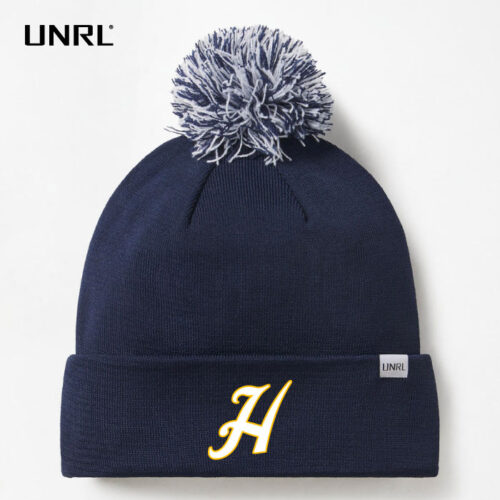 Highland Baseball - Navy Embroidered UNRL Elite Winter Hat