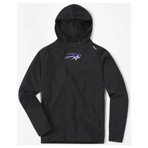 MN Stars - Black Embroidered UNRL Crossover Hoodie II