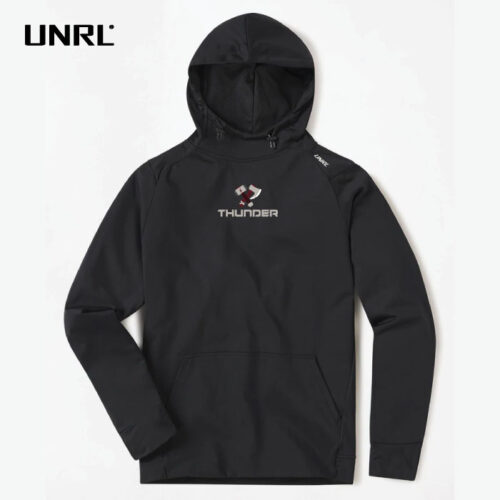 South Metro Thunder - Black Embroidered UNRL Crossover Hoodie II