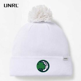Rosemount Travel Basketball - White Embroidered UNRL Elite Winter Hat