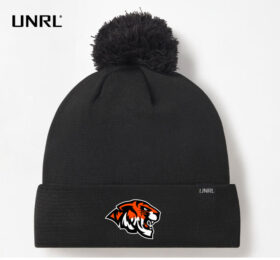 Farmington Hockey - Black Embroidered UNRL Elite Winter Hat