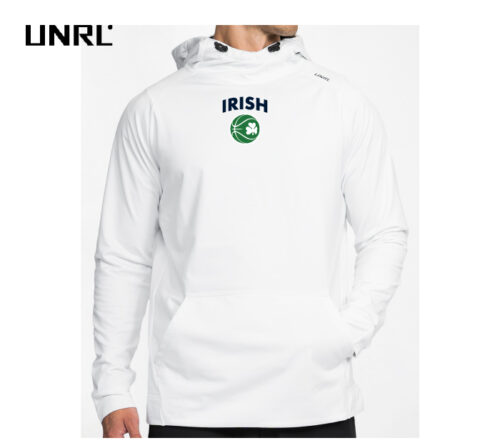 RHS Girls Basketball - White Embroidered UNRL Crossover Hoodie II